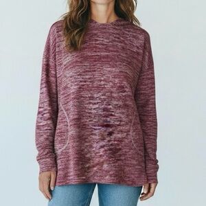 New. Maroon Yak & Yeti Hoodie Pullover Top